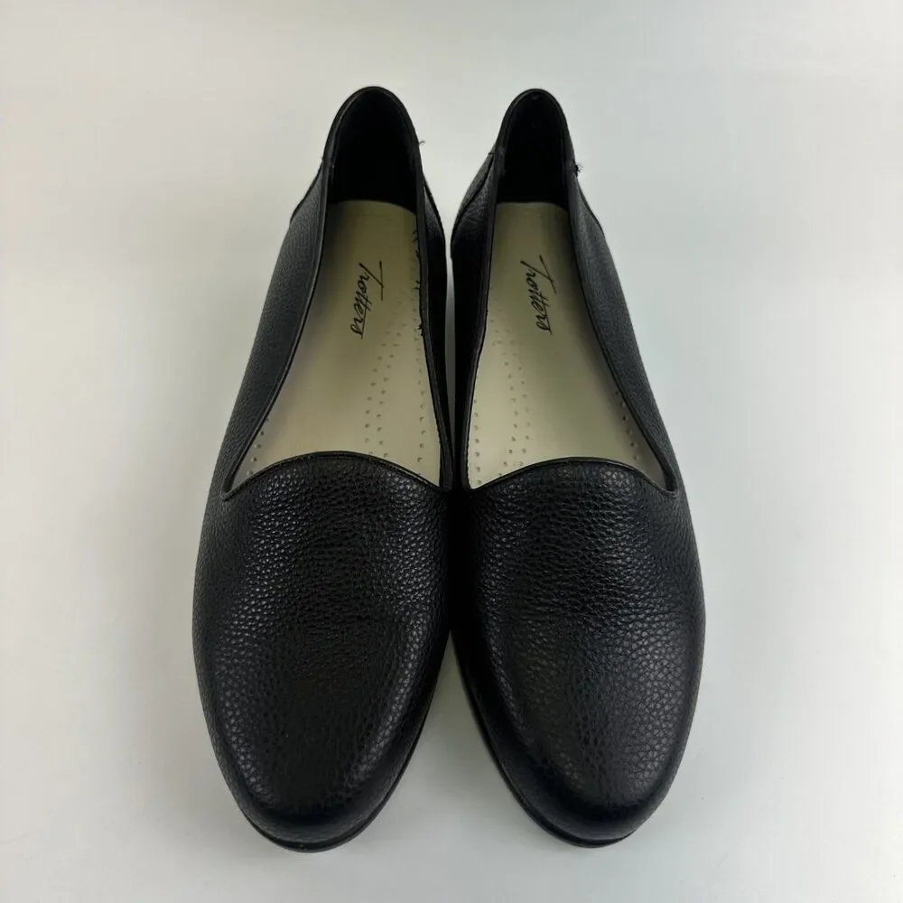 Trotters Black Leather Loafers - Picture 4 of 15